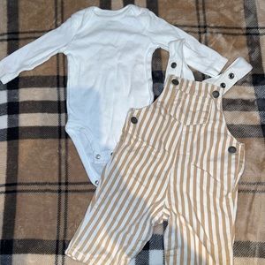 Baby boy overall set outfit